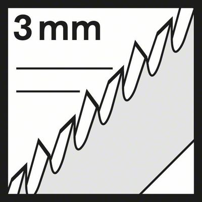 Bosch Sticksågsblad 5-P Mjuka träslag (T30CD)