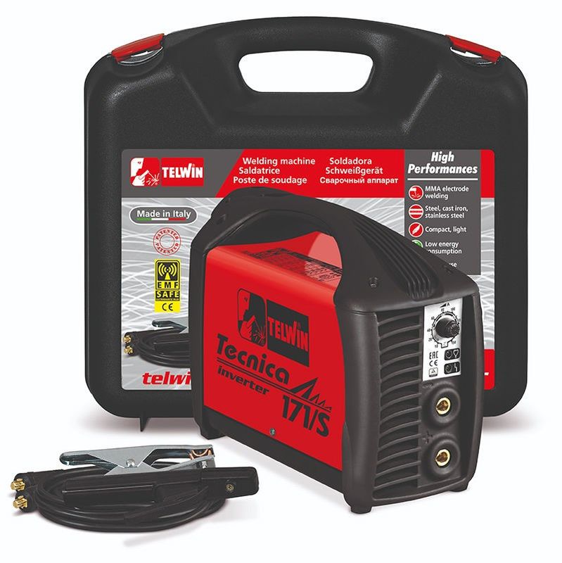 Telwin Tecnica 171/S Invertersvets komplett