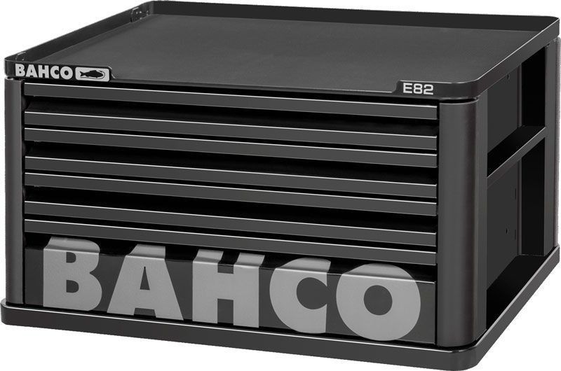 Bahco 1482K4 Överskåp 4 Lådor för E72 Svart