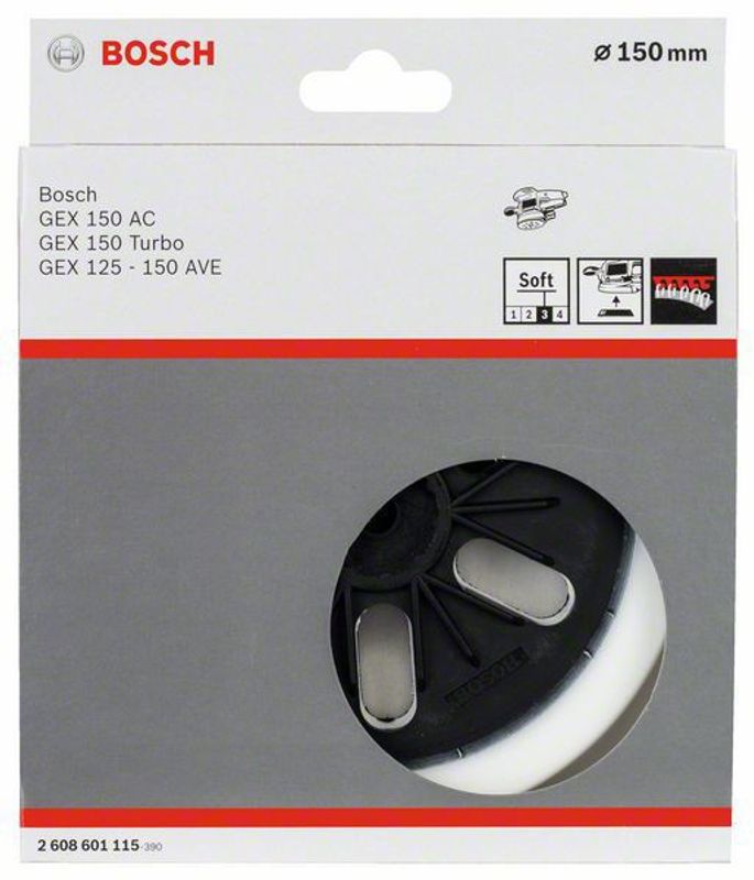 Bosch Slipplatta 150mm mjuk (GEX 125-150 AVE, GEX 150 AC, GEX 150 TURBO)