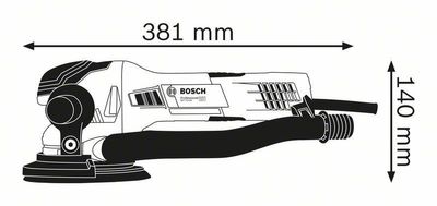 Bosch GET 75-150 Excenterslip 750W 150mm L-BOXX