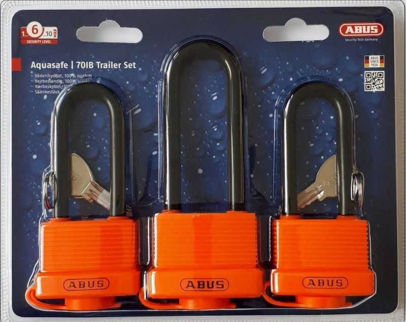 ABUS HÄNGLÅS 70IB 3-P TRAILER