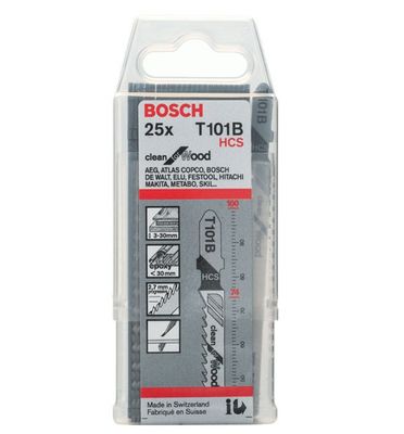 Bosch T101B Sticksågsblad 25-P för mjuka träslag