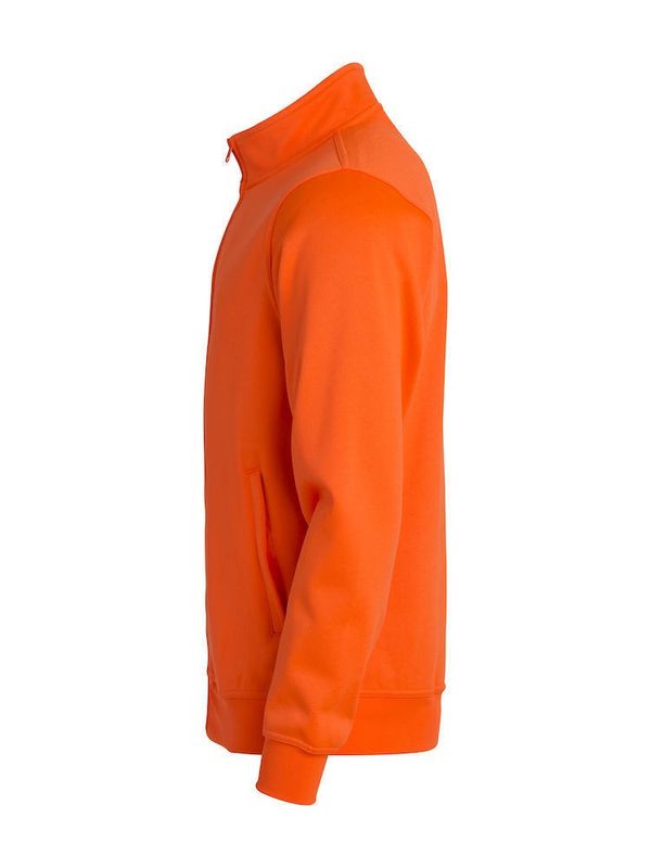 Clique Basic Cardigan Herr Visibility Orange