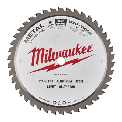 Milwaukee Cirkelsågsklinga 203x15,87mm 42T för stål
