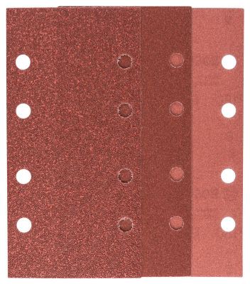 Bosch Slippapperset 60/120/180K 10st 93x185mm PSM