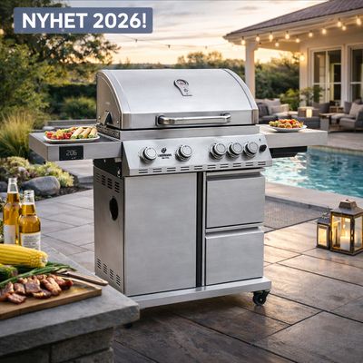 Landmann Cool Steel MaxX 4.1 Gasolgrill Rostfritt