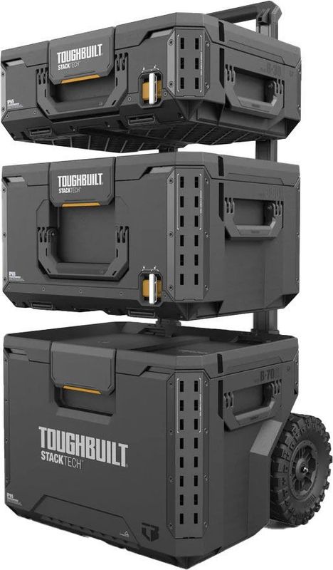 Toughbuilt Verktygslådor StackTech Startset 3 delar med hjul