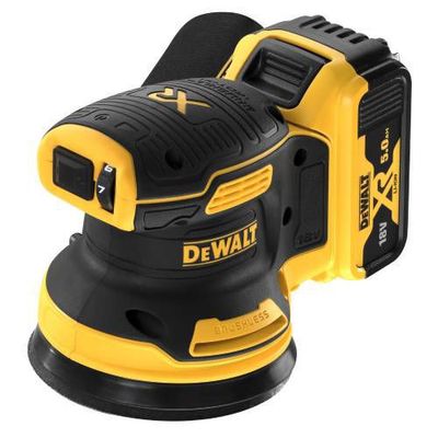 DeWalt DCW210P2 Excenterslipmaskin 18V XR 125mm TSTAK (2x5,0Ah)