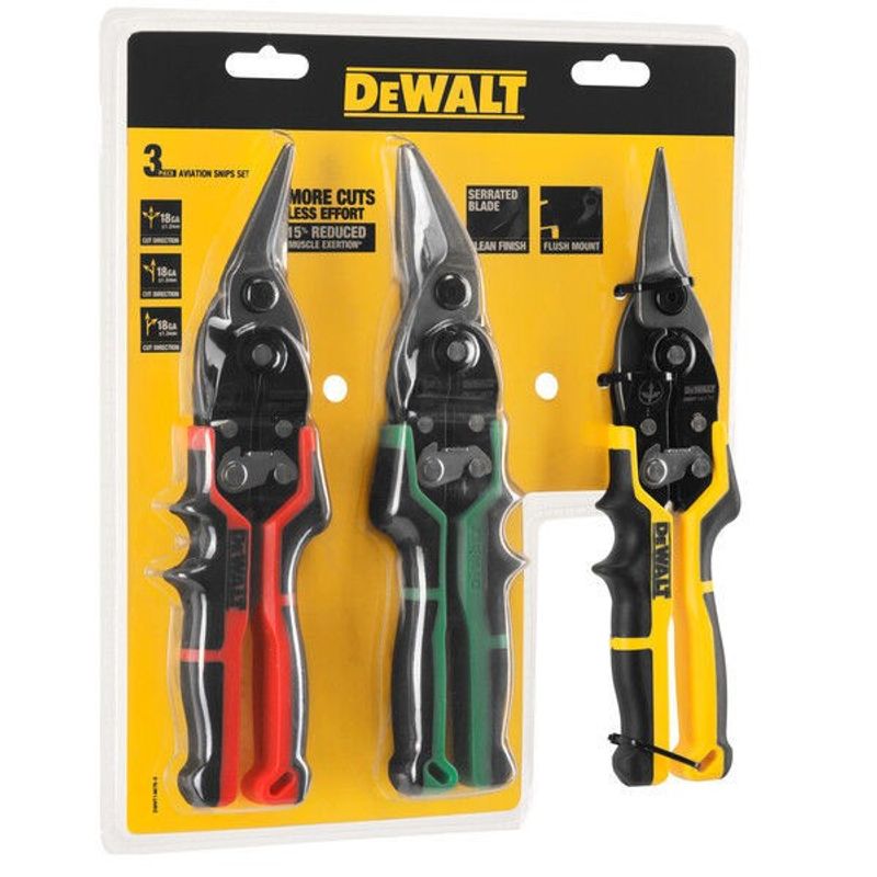DeWalt DWHT14676-0 Plåtsaxkit Ergo 3-P