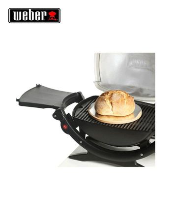 Weber Pizzasten Rund Liten Med Bakplåt i Aluminium 26cm