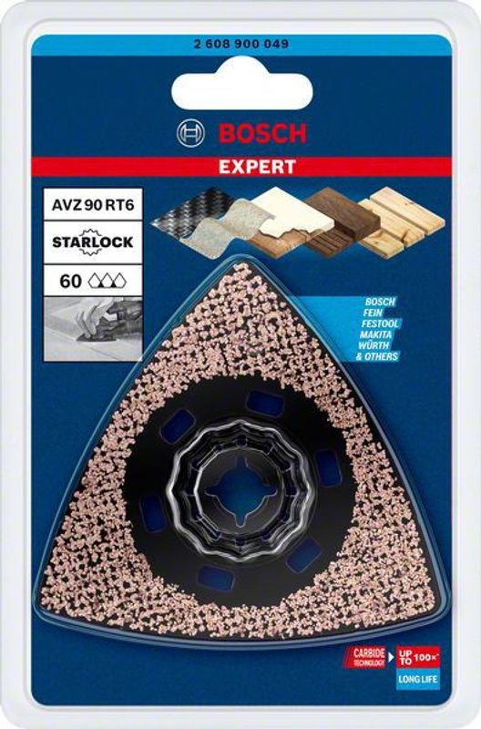 Bosch Expert Sanding Plate (Expert slipplatta) AVZ 90 RT6 för multiverktyg 90 mm