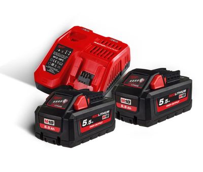 MILWAUKEE M18 HNRG-552 HIGH OUTPUT BATTERIPAKET