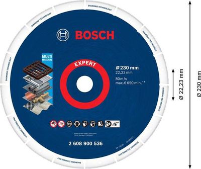 Bosch Expert Diamond Metal Wheel kapskiva 230 x 22,23 mm