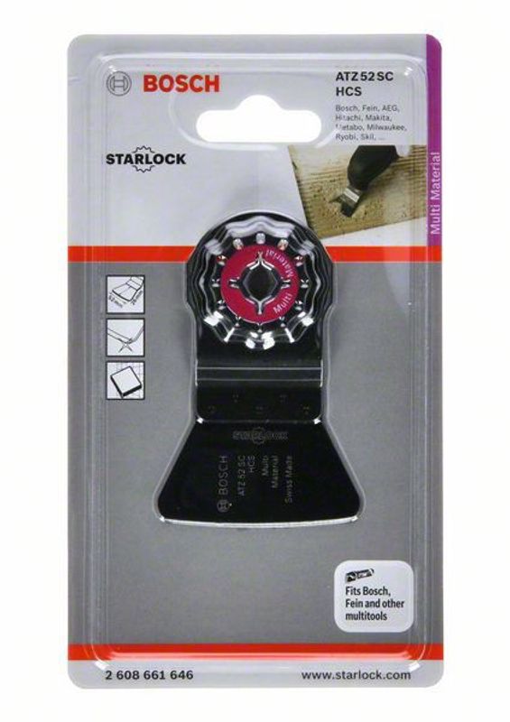 Bosch ATZ 52 SC Skrapa STARLOCK HCS 52x26mm (1-P)