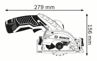 Bosch GKS 12V-26 Cirkelsåg 12V C&G (Naken)