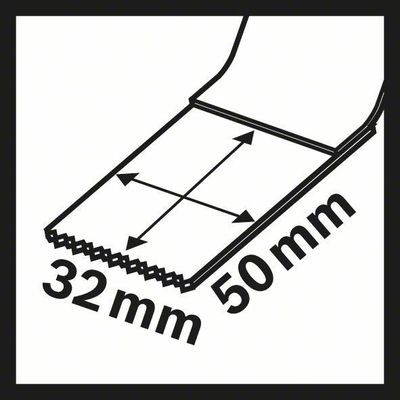 Bosch AIZ 32 BSPC Sågblad STARLOCK 32x50mm (1-P)