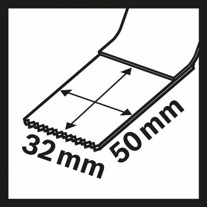 Bosch AIZ 32 BSPC Sågblad STARLOCK 32x50mm (1-P)