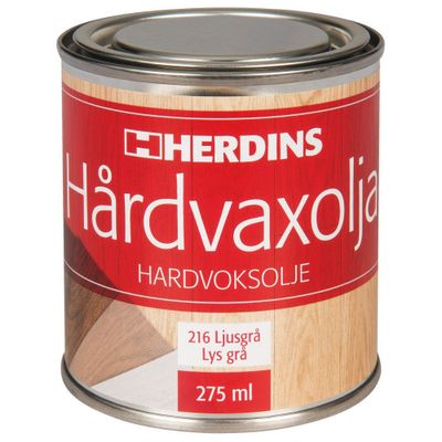 Herdins Hårdvaxolja Ljusgrå 275ML