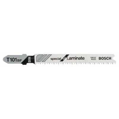 Bosch T101BIF Sticksågsblad för Laminat/Plastlaminat/Multiplex 5-P