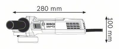 Bosch GWS 9-125 S Vinkelslip 900W