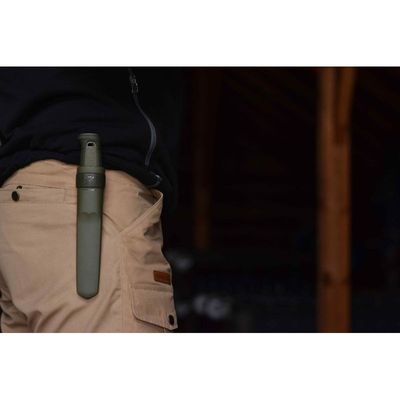 Morakniv® Kansbol Grön, flåslipad, 109/226 mm
