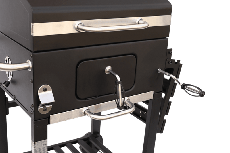 Landmann kolgrillvagn Modulus gjutjärn 53x42 cm med vev