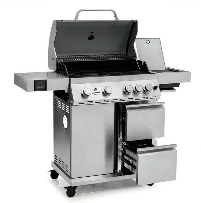 Landmann Cool Steel MaxX 4.1 Gasolgrill Rostfritt