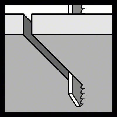Bosch T101BR Sticksågsblad 5-P för mjuka träslag