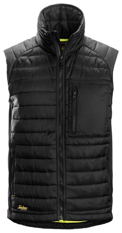 Snickers 4512 Fodrad väst 37.5® Svart/Svart