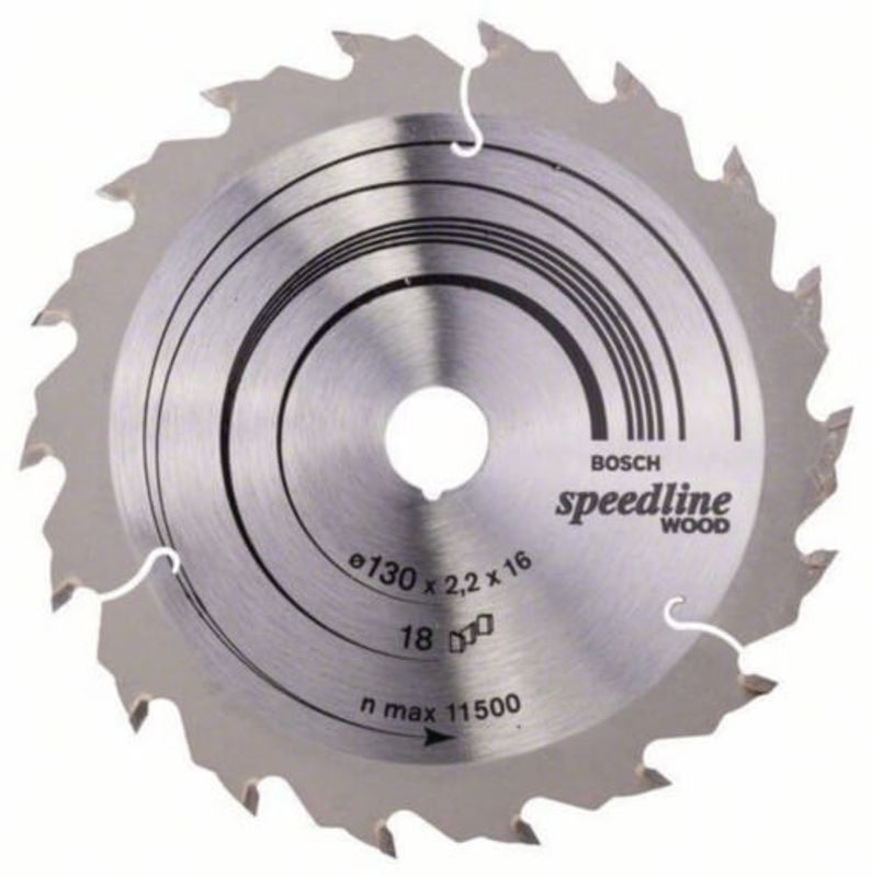 Bosch Sågklinga 130x16mm T18 SPEEDLINE WOOD