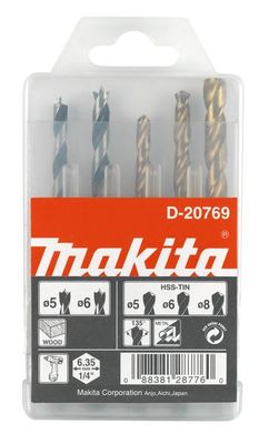 Makita D-20769 Bitsborrsats För Trä & Metall