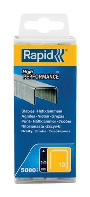 Rapid 13/10 Fintrådsklammer – 10mm, 5000st, Skonsam Häftning