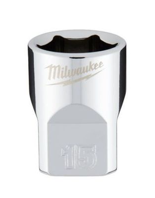 Milwaukee Hylsa 3/8" Kort 15mm