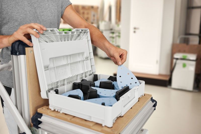 Festool Slippappers-Systainer³ SYS-STF DELTA GR-Set Granat