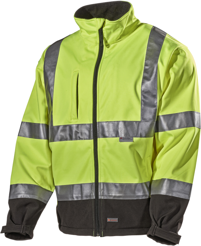 Lbrador Jacka softshell 289P Hivisgul Strl L