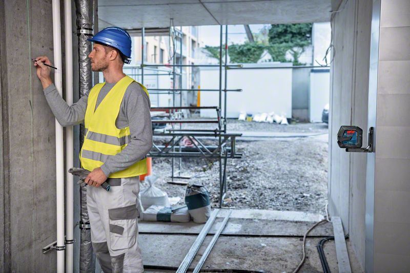 Bosch GLL 2-15/LB10 Kors-/Linjelaser Grön