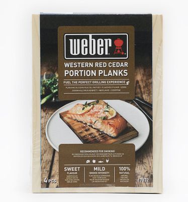 Weber 17832 Rökplanka Cederträ Portionsstorlek 4-P