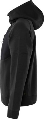 Fristads 7831 GKI Sweatshirt-jacka med huva Svart