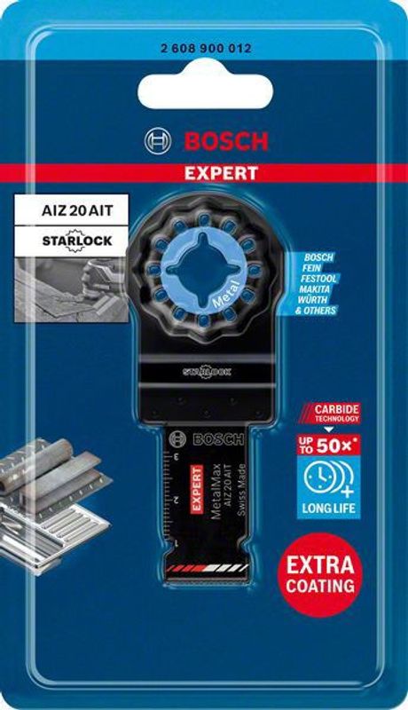 Bosch Expert MetalMax AIZ 20 AIT blad för multiverktyg 40 x 20 mm