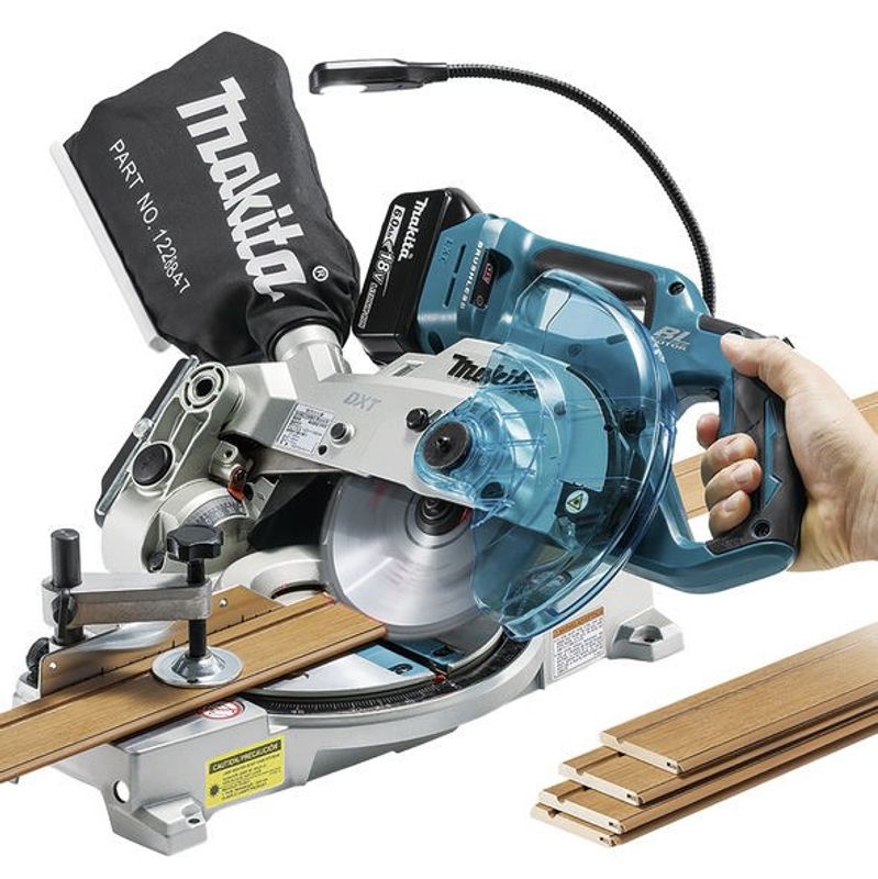 Makita DLS600Z Kap-/gersåg kolborstfri 18V 165 mm
