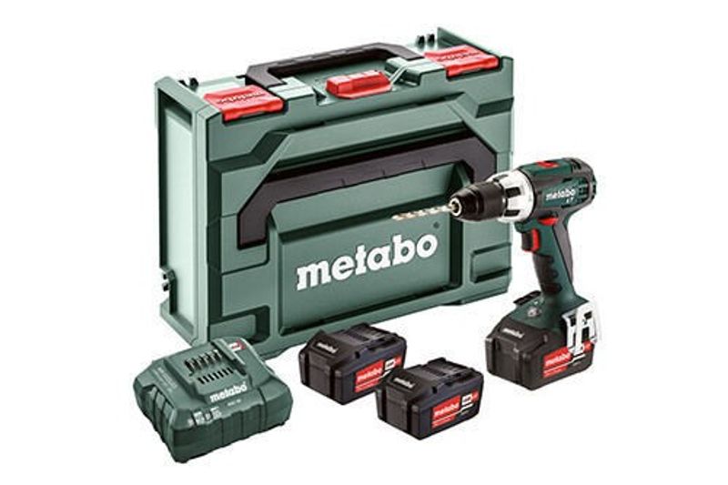 Metabo BS 18 LT Borr-/Skruvdragare 18V (3x4,0ah)