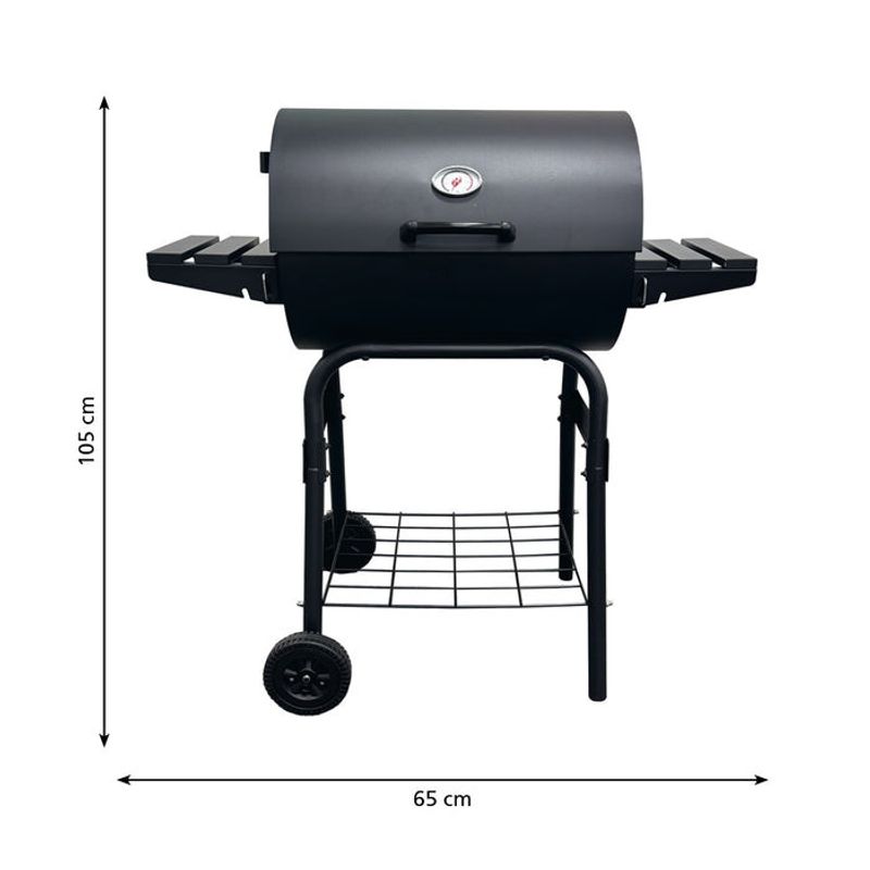 Landmann Kolgrilltunna 550 kompakt grillvagn