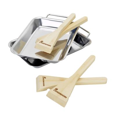 Landmann 2-pack rostritt grillpanneset 12x18 cm
