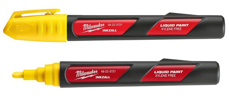 Milwaukee INKZALL Flytande Märkpenna Gul