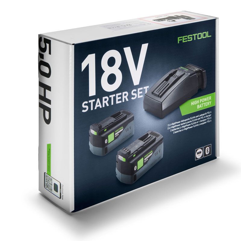 Festool Laddpaket Startset 18V 2xHP5,0/TCL6