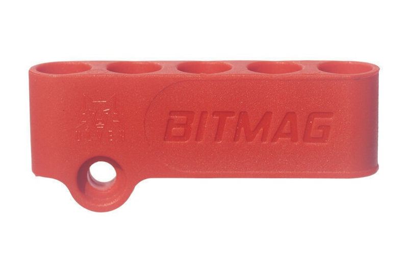 BitMag Bits & borrhållare Komposit Röd Med Magnet