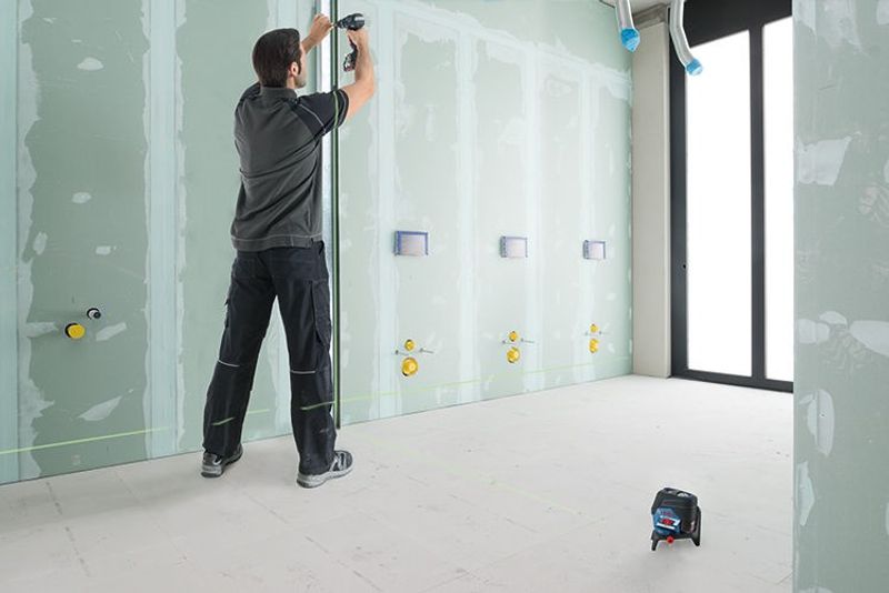 Bosch GCL 2-50 CG Kors-/Linjelaser Grön +RM2