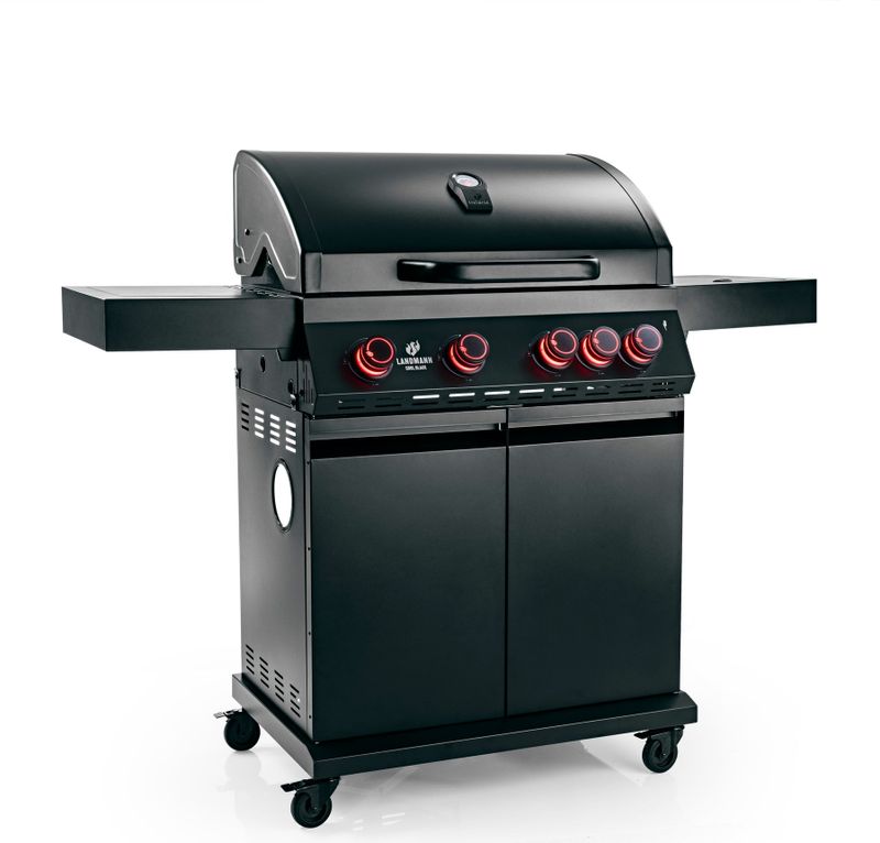 Landmann Cool Black Classic 4.1 gasolgrill med kokplatta
