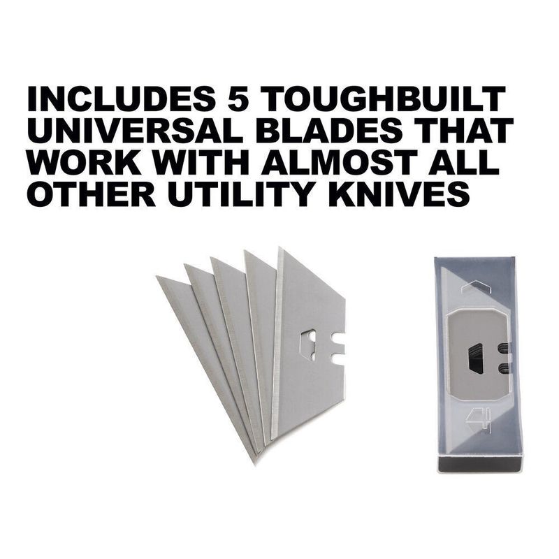 ToughBuilt Universal Skrapkniv med 5st knivblad